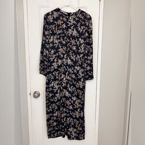 100% silk Vince midi dress, like new!